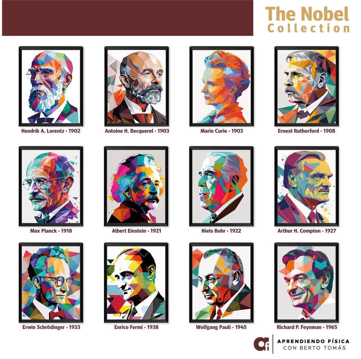 Llegar a 9000 seguidores merece un sorteo. ¿Quieres una taza como esta con las ilustraciones de 3 premios Nobel a escoger? 
Pues es tan sencillo como dar RT.
Ganador el domingo 19/02/2023 a las 21:30.