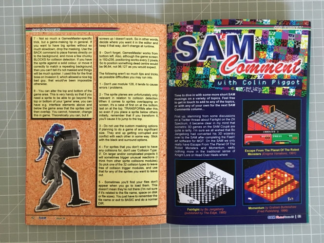 QuazarSamCoupe's tweet photo. While I await the delivery of the PCBs for my next #SAMCoupe hardware release it's time to continue with the writing/DTP for the next issue of SAM Revival magazine (27).
Current issue here (26)...
https://t.co/plUn3No1gl
#retrogaming #retrocomputing #retromagazines #gamedev https://t.co/KCEqI9Kb0Y