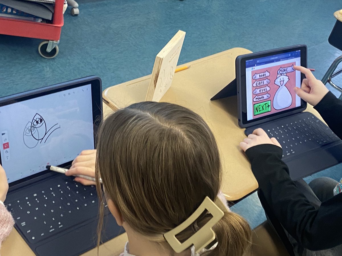 J_NolanSW's tweet photo. Such a joy to enter one of our 5th grade classrooms @HGHuskies during an animation lesson @isleofartists This talent is amazing! #dg58pride https://t.co/JB1RTTOcQe