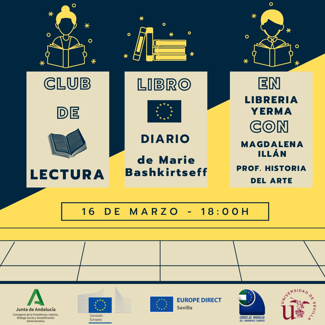 ¡Volvemos con las 3º edición del Club de Lectura!

El próximo 16 de marzo con motivo del Mes de la Mujer, hablaremos sobre el Diario de Marie Bashkirtseff, pionera en la formación pictórica de las mujeres.

📖 18:00h en <a href="/yermalibros/">Librería Yerma</a>

🔗 Inscripción en bit.ly/3YYf7fm
