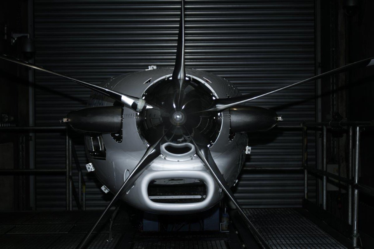 AvioAero's tweet photo. In-flight and in our Prague’s test cell…keep on running! Our prized #Catalyst advanced turboprop is progressing through final tests collecting performance & operational data for our engineers & experts. Results: very good. Hours: keep counting! #weareavioaero #advancedturboprop https://t.co/aX8clQTDog