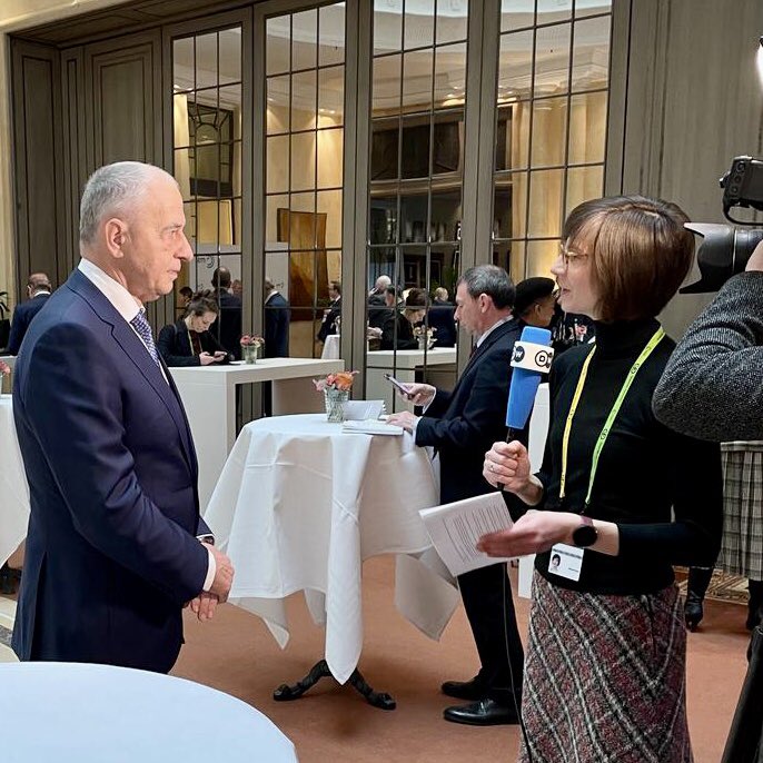 We shouldn’t forget what happened in Georgia in 2008 - interview with <a href="/Mircea_Geoana/">Mircea Geoana</a> for <a href="/dwnews/">DW News</a> at #MSC2023 about Moldova‘s security and NATO presence on the Eastern flank