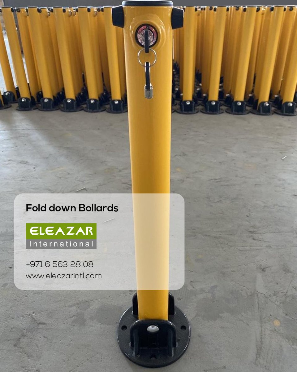 #High_Quality_Fold_Down_Bollards
📱+971 6 598 52 60 || Website : eleazarintl.com
.
.
.
#tactilemanufacturers #eleazarinternational #bollardssuppliersinuae #bollardmanufacturers #tactileindicatorssuppliersinuae