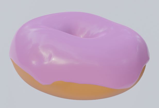 ahsirehc's tweet photo. Trying @Blender for the 1st time and fucking it up like a pro 🤌🏼 #3Danimation #art #donut https://t.co/MdprReebZA