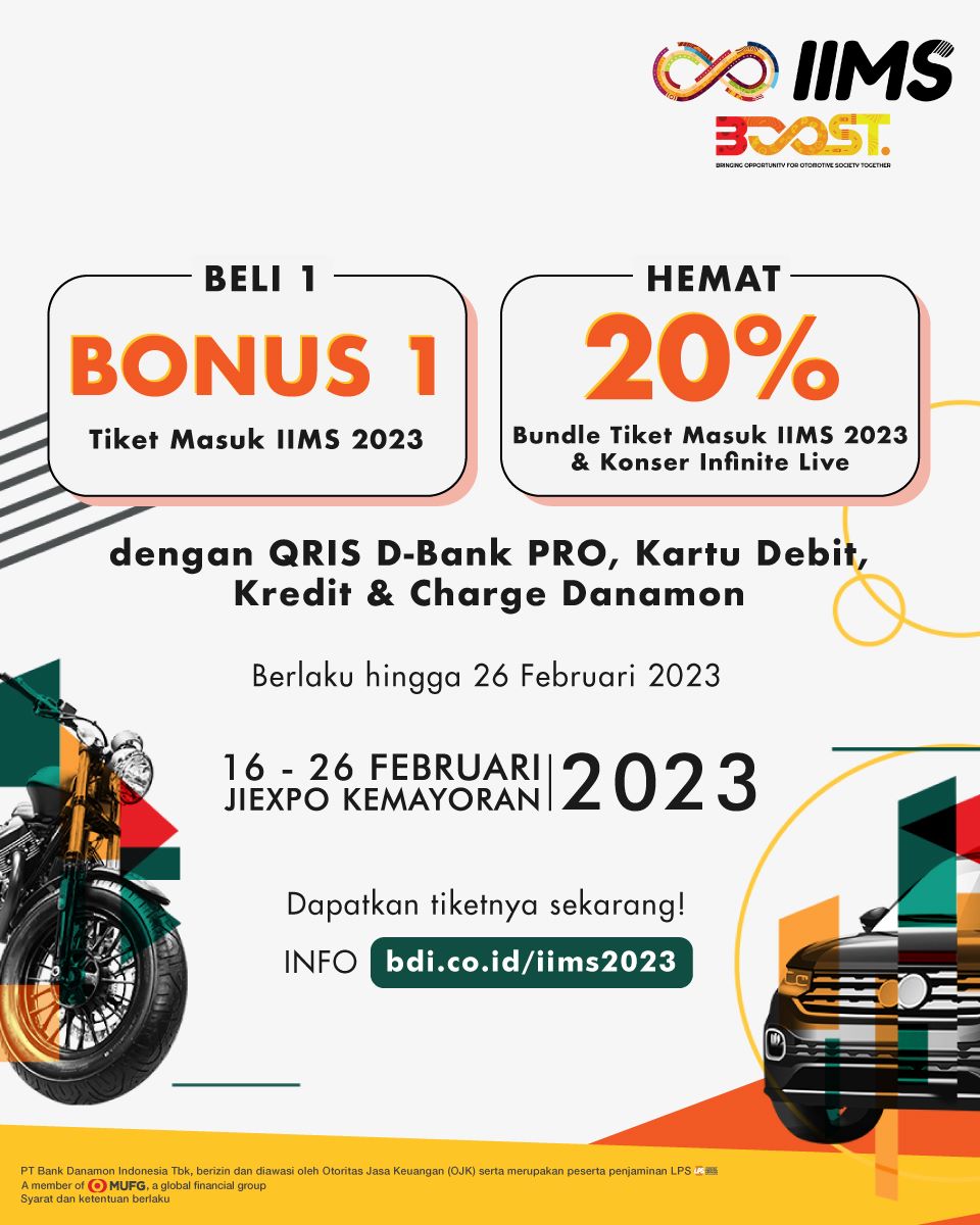 Theelfangels's tweet photo. Yuk guys udah pada tau belum nih buy 1 get 1 tiket IIMS 2023 sama Danamon, Ada fast track nya jadi cepet masuknya gapake antrian
https://t.co/OB1n2BEHsJ https://t.co/CZEOS1l15Q