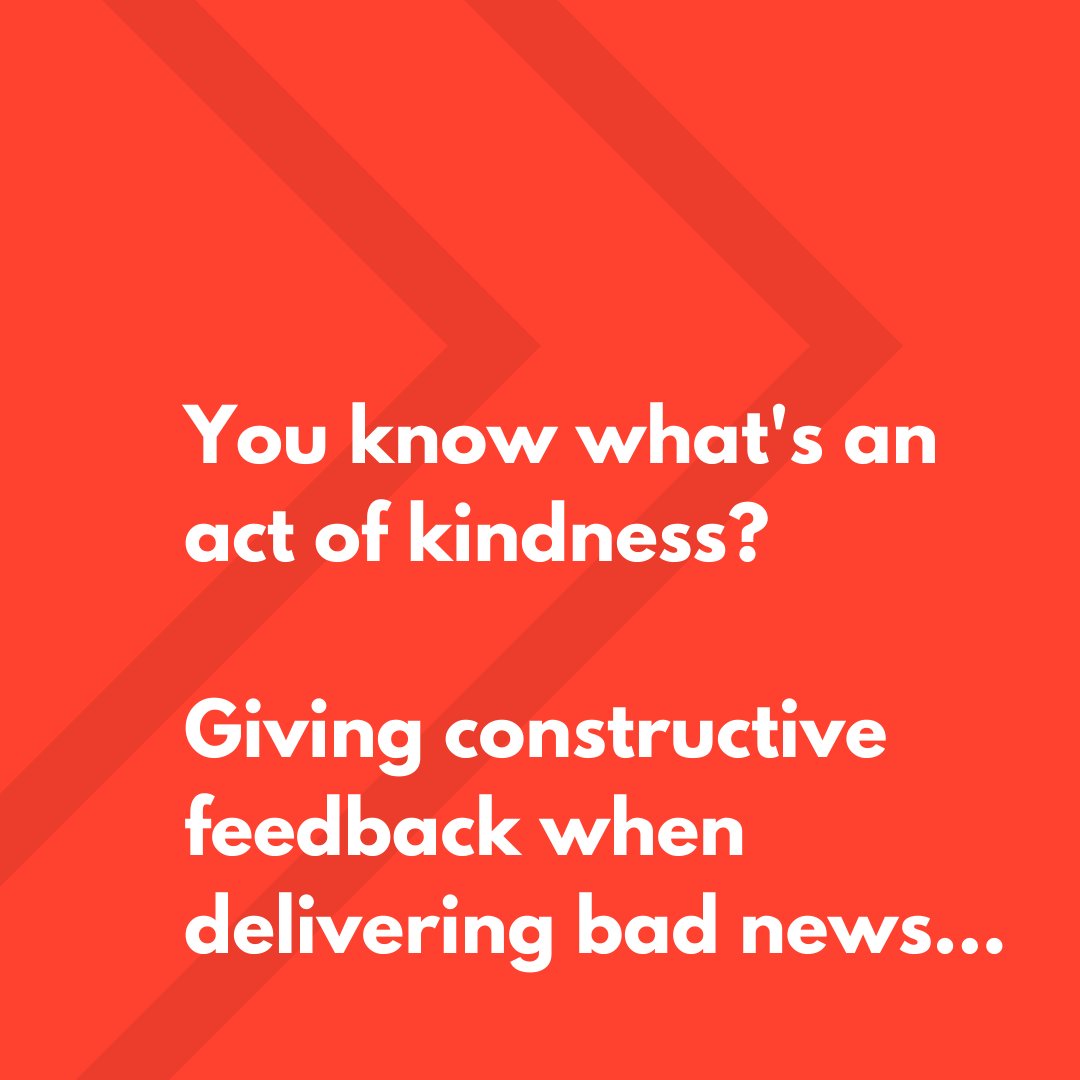 taraobrien's tweet photo. Did you know today is 'Random Acts of Kindness Day'?

You know what is an act of kindness (although maybe not random)?

Giving an unsuccessful candidate constructive feedback, delivered with empathy, kindness and compassion.

Now that's a practical and useful act of kindness! https://t.co/cA0K2LG7lJ