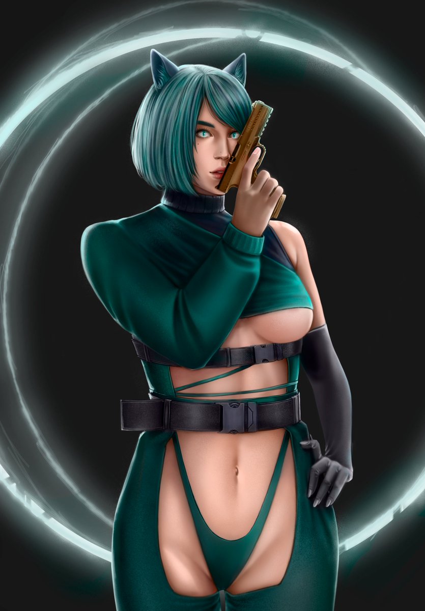 NicAlexi's tweet photo. @Monathereum Recently I drew a cat-girl. But now I'm working on a fan art of Gwen the Spider, if you're interested, go to the profile @NicAlexi https://t.co/2b9z1Xwc6L