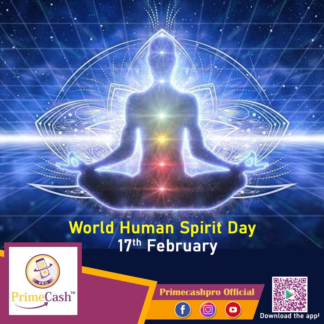 Primecash_PRO's tweet photo. On World Human Spirit Day, let us remember one thing that nothing can be as strong as the human spirit. 
.
.
.
#humanspirit #humanity #love  #spirit #WorldHumanSpiritDay #CelebrateTheSpirit #primecash #PrimeCashPro #primecashfamily
https://t.co/dWChsBvjz2 https://t.co/1Tu0D5RyxS