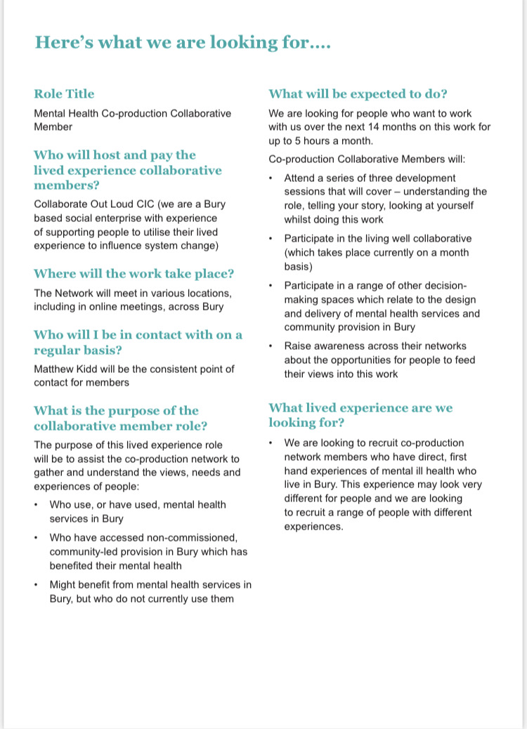 Bury Involvement Group tweet media