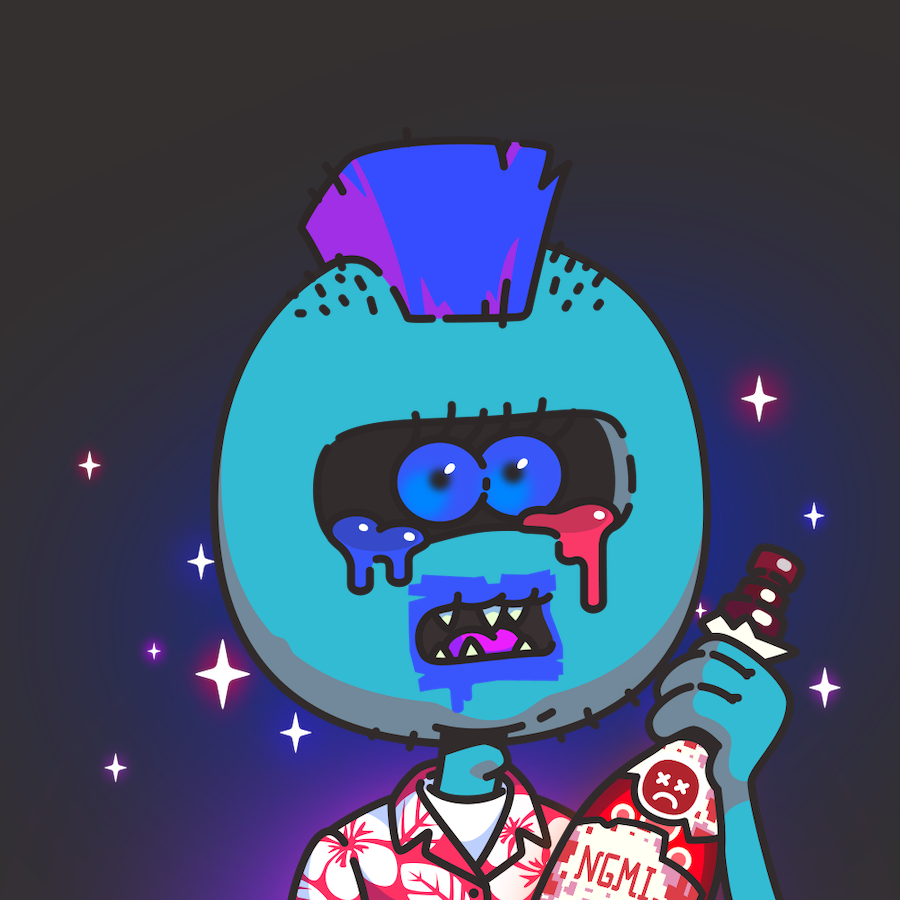BackAlleyGrift's tweet photo. It's Mint Weekend 🍾

Let's give away an @XCOPYART x @neonglitch86 collab piece before things get too crazy

✅ Retweet 
✅ Follow @BackAlleyGrift and @okroshkaboy https://t.co/TiTWHPnMty