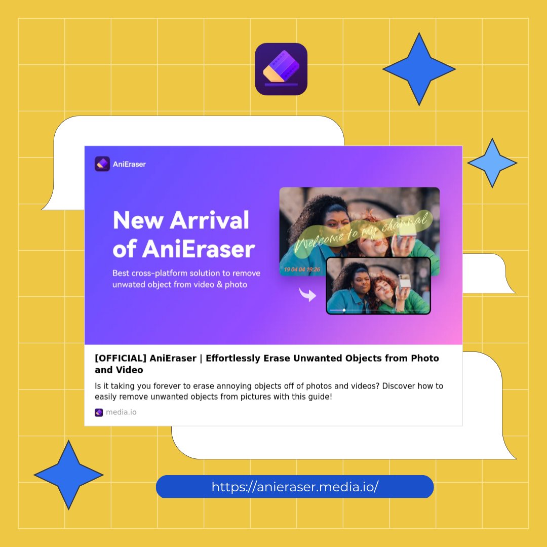 WS_UniConverter's tweet image. From desktop (Win &amp;amp; Mac) and mobile (iOS) to web, AniEraser provides you with the most complete cross-platform solutions.

#wondershare #anieraser #objectremover #AItool