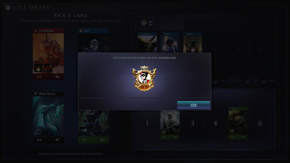 Artifact_Fire's tweet photo. Hitting Rank 1 after all this time... it's still something! Shared by /u/corban on Reddit. https://t.co/l22eNSHabY