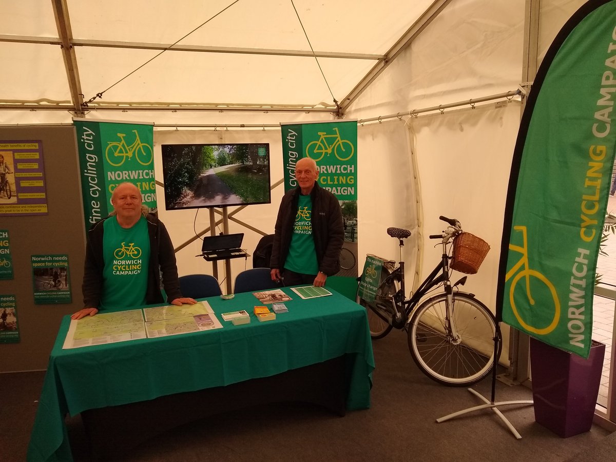 We're all set up and ready at the Forum.

Come and say hello!
#NorwichSciFest