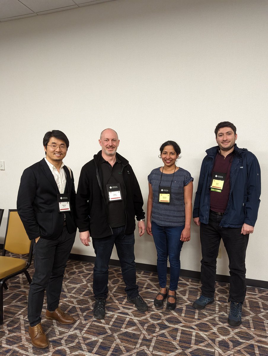 Former and current members of the Vibration Engineering Section met up when they all happened to be attending the <a href="/SocietyExpMech/">Society for Experimental Mechanics</a> IMAC-XLI  conference on #Structural #Dynamics in Austin, Texas - it's a small world in #structuralengineering!