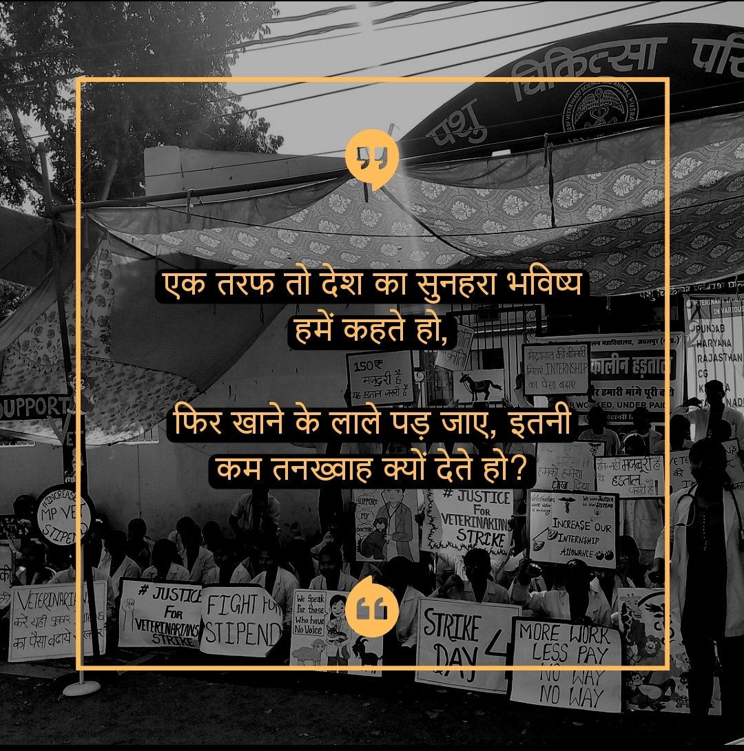 VetStudentJBP's tweet photo. Majdoor se bhi bure hein humare haal....
#increaseMPvetStipend 
#increaseMPvetStipend 
@aajtak @ChouhanShivraj @CMMadhyaPradesh @BJP4India @INCIndia @Suniluikey_INC @ZeeNews @BBCWorld @BBCPolitics @narendramodi @PMOIndia @NakulnathYForce @ABVPVoice @abvpmadhya https://t.co/jkEBOS0ltH
