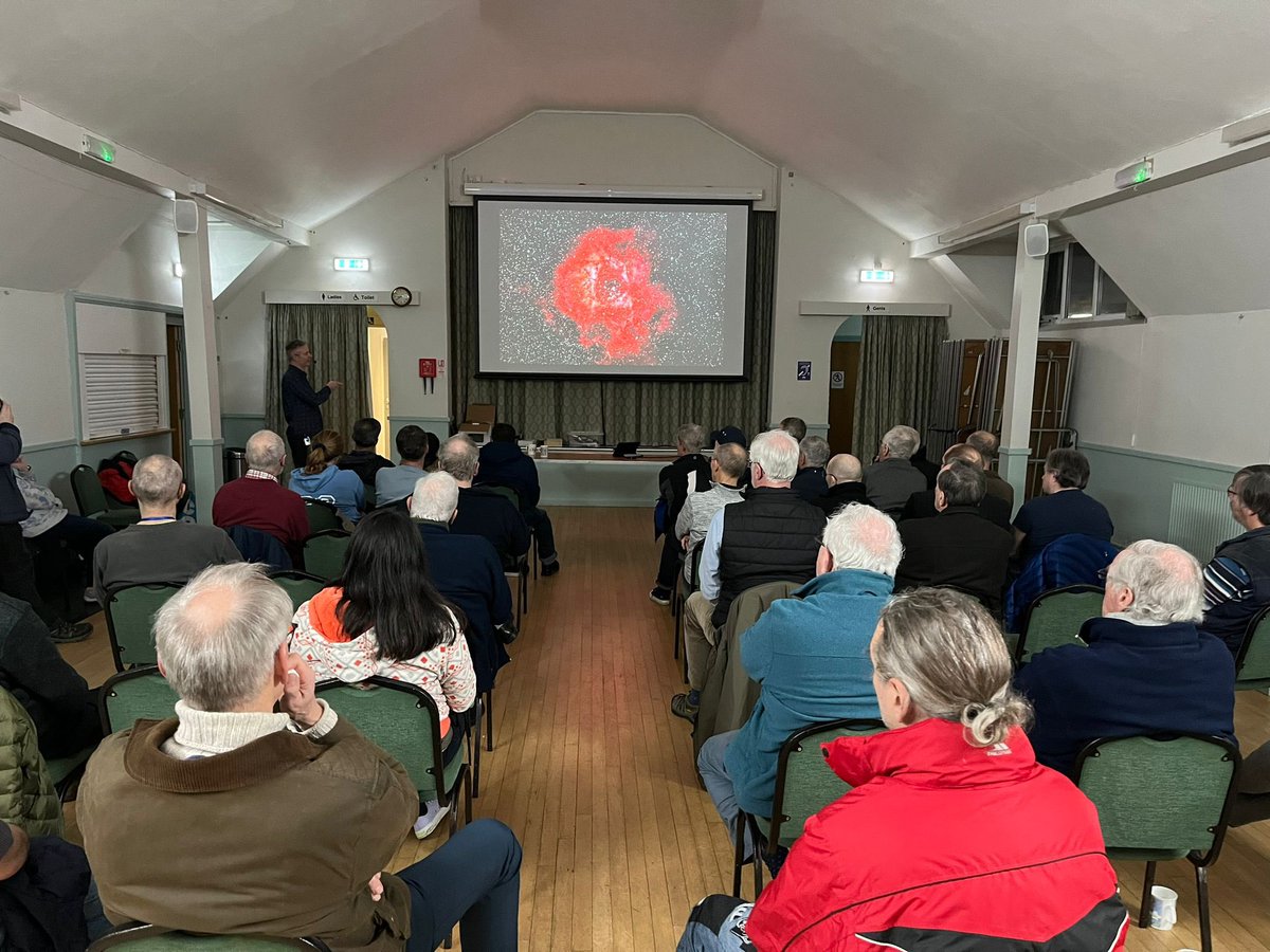 NottinghamAstro's tweet photo. Thanks to @corovus for an excellent talk on cameras for #astrophotography at @BurnsideHall last night and showing a few of the amazing images he has taken this winter. https://t.co/bBBaufK62K