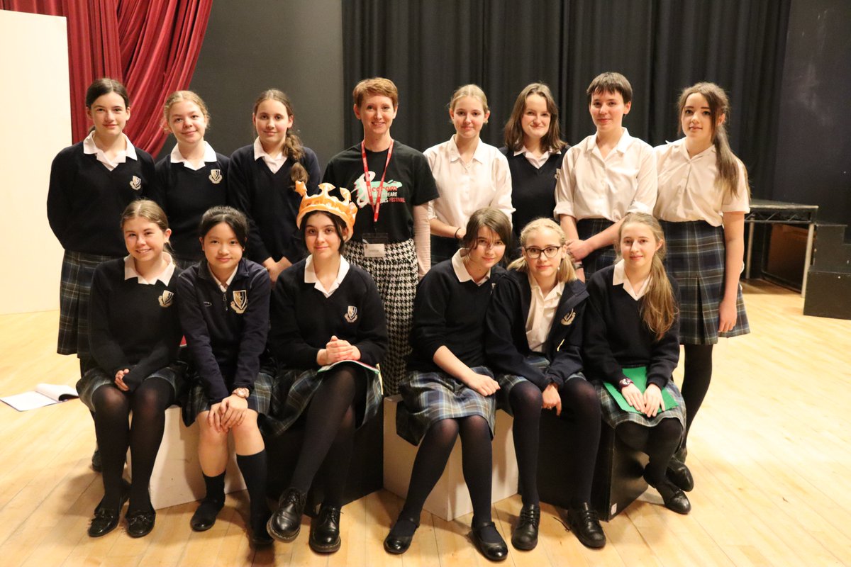 Year 10 Drama students had a great time taking part in a Coram Shakespeare Schools’ Festival workshop yesterday. With high energy and fun, the girls worked on The Tempest, which they will be performing at the MAC in Birmingham next month. @MalvernStJames @SSF_UK <a href="/MSJ_Head/">Dr Gareth Lloyd</a>