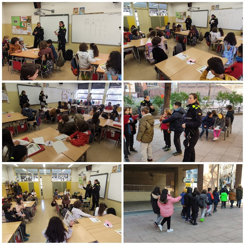 L'equip de la 👮Guàrdia Urbana👮 del Servei d'Educació per la Seguretat es va apropar a la nostra escola per dur a terme el taller "Camins escolars" amb el grup de 3r de primària.
blocs.xtec.cat/lasedeta/2023/…