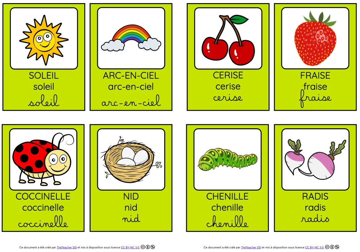 TheTeacherDD's tweet photo. Pour ceux qui seraient intéressés, je viens de préparer un petit imagier du printemps (ça n'a rien d'exceptionnel mais ça peut servir) pour mes élèves de  grande section de maternelle 
https://t.co/WjAAOXrzsc
#maternelle #grandesection #ecole https://t.co/Ta3rqz2oqa