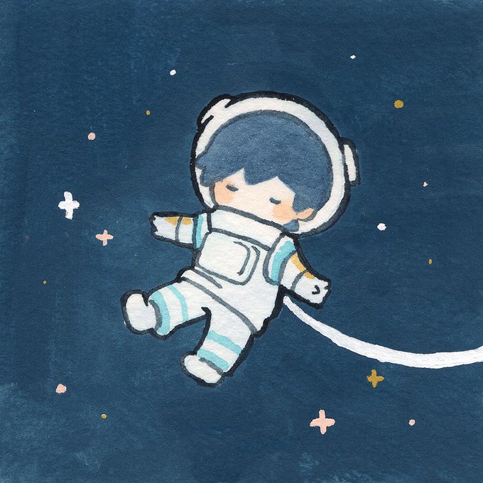 「astronaut closed eyes」 illustration images(Latest)