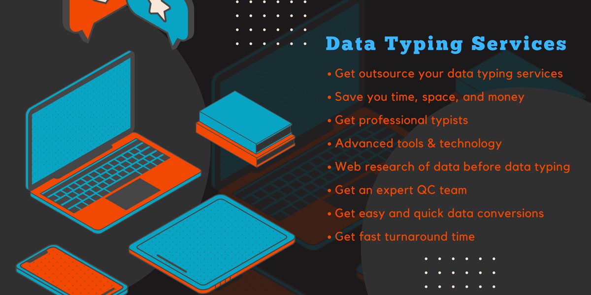 OmDataEntryInd's tweet photo. Outsourcing data typing work will save your time, space, and money, along with providing superior quality services. https://t.co/BqYlGtAvey
#DataTyping #OutsourcingTypingServices #TypingServices #TypingCompany #TypingCompanies #DataTypingServices https://t.co/5uvgA81EMe