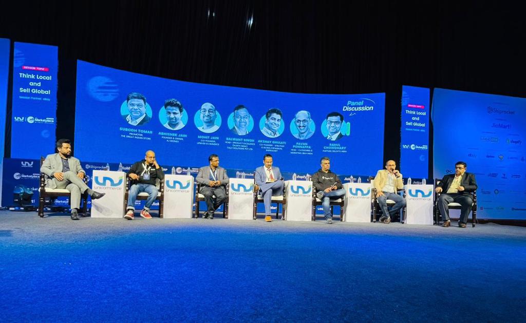 Unicommerce_'s tweet image. A panel of experienced and successful industry leaders.
Catch us live streaming on Twitter
Twitter: lnkd.in/d35-pYDJ
#MPCConclave2023 #UnicommerceEvents #PanelDiscussion #EcommerceSellingSimplified #Marketplace #Carts #Conclave #MegaEvent #BusinessGrowth #OnlineSelling