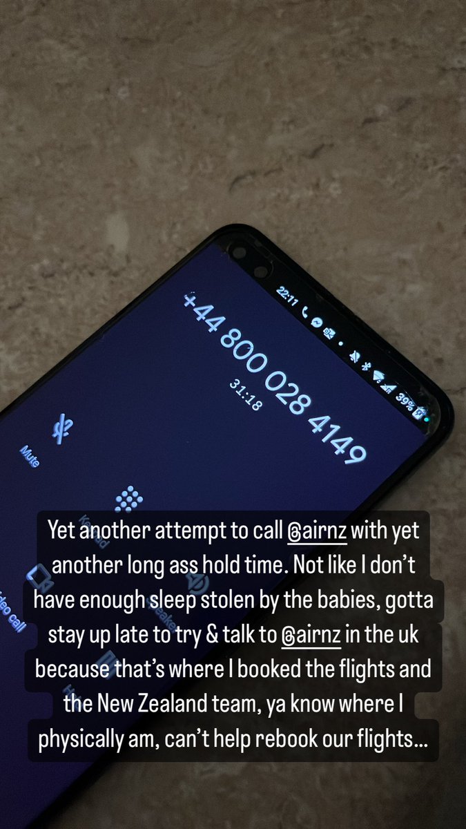 danniepayne's tweet photo. Two attempts today. Both call failed around 30 mins on hold. Around 10 calls without speaking to a helpful person. I just want to change my flights @FlyAirNZ I’m running out of time to change them. https://t.co/Mi8CTtaDKh