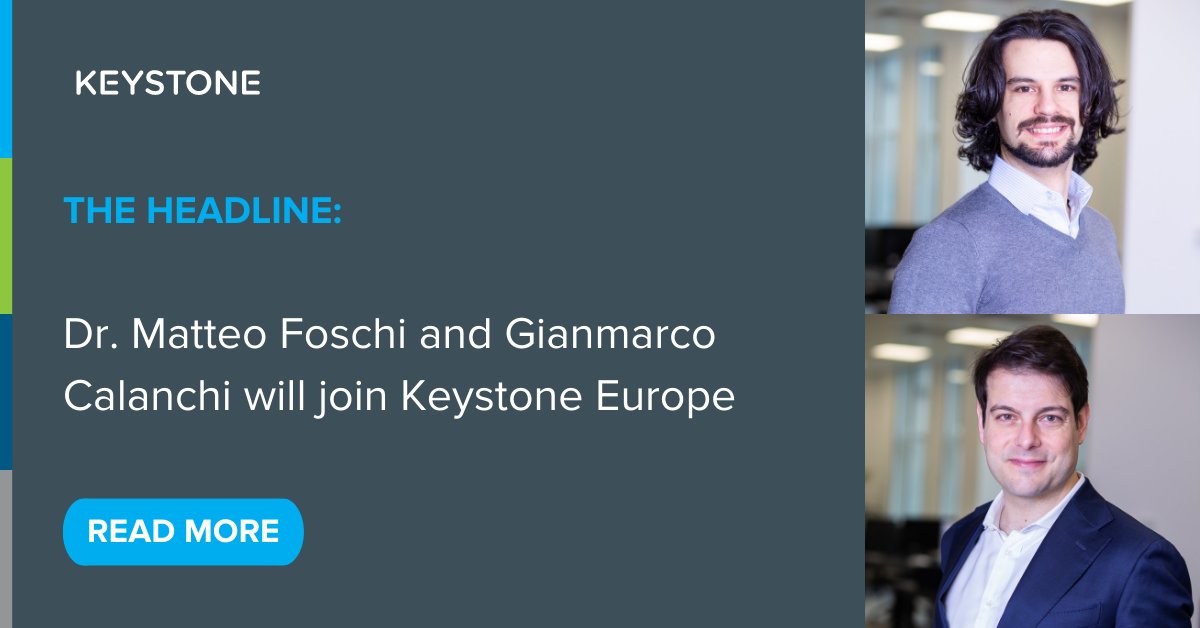 Keystone AI (@keystoneideas) on Twitter photo Today we announced Dr Matteo Foschi and Gianmarco Calanchi will join our London Office this month. Both bring experience as professional economists to Keystone, including work advising clients in high profile #competition and #antitrust cases.
 
Read more: keystone.ai/wp-content/upl… Today we announced Dr Matteo Foschi and Gianmarco Calanchi will join our London Office this month. Both bring experience as professional economists to Keystone, including work advising clients in high profile #competition and #antitrust cases.
 
Read more: keystone.ai/wp-content/upl…