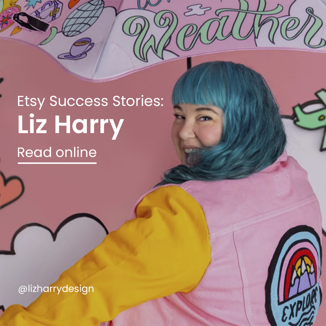 Discover Liz Harry's success story as an illustrator on #Etsy &amp; learn the power of #marketing &amp; the benefits of the Etsy community. Get inspired by <a href="/lizzharry/">lizharrydesign</a> to turn creativity into a successful online #business! Read now: loom.ly/qs5odFg

#print #smallbusiness #startup
