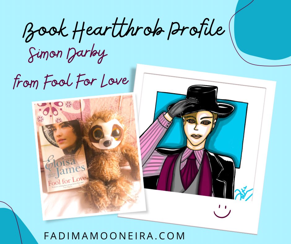 MY LATEST BLOG POST (17.02.2023):

fadimamooneira.com/2023/02/book-h…

#SimonDarby #LoveInterest #BookHeartthrob #FoolForLove #LadyHenriettaMaclellen #EloisaJames #EJFandom #EJWorld #EJFanArt #HistoricalRomanceNovel  #BookHeartthrobProfile #Edutainment #PopCulture #FadimaMooneiraDotCom