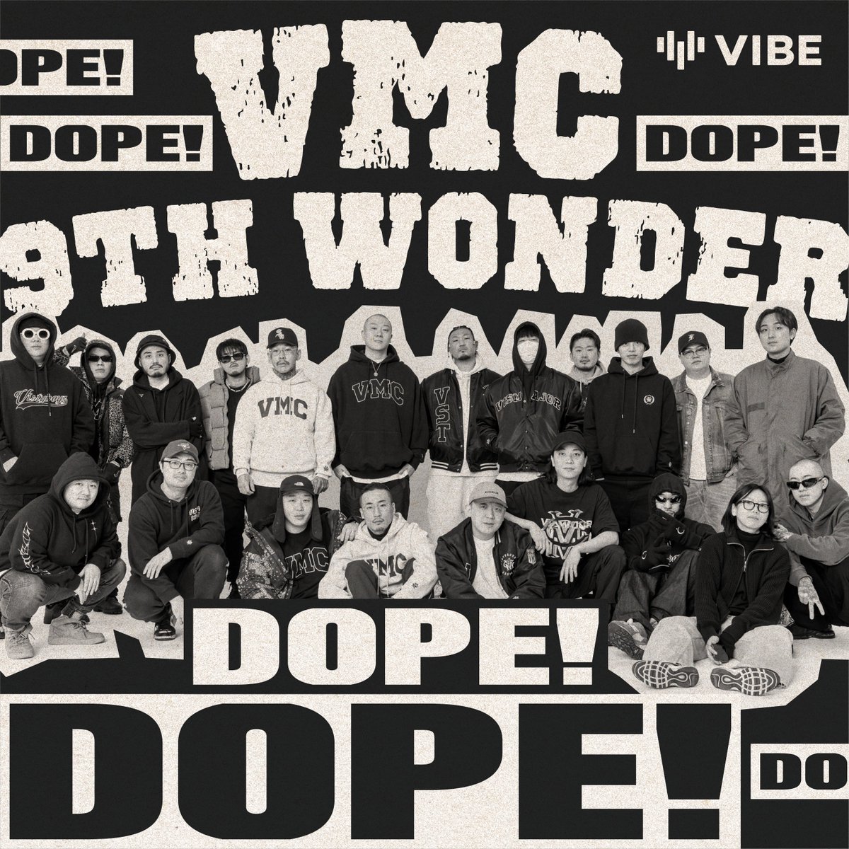 이번 주 VIBE가 선정한 작품은 VMC의 마지막 앨범 [9th Wonder]다. - DOPE! [네이버 VIBE] 🔗 naver.me/5ZuuvXw0 #VMC #9thWonder