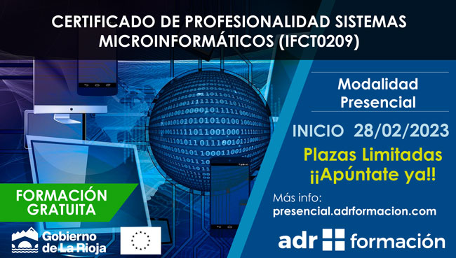 AMGarcia_ADR's tweet photo. Reserva tu plaza para el Certificado de Profesionalidad #SistemasMicroinformáticos. Esta formación es GRATUITA y está dirigida a personas en #desempleo que buscan mejorar sus habilidades y aumentar sus oportunidades de inserción laboral. Más info: https://t.co/aHlqWDdkNr https://t.co/Dlwb8a5Wlw