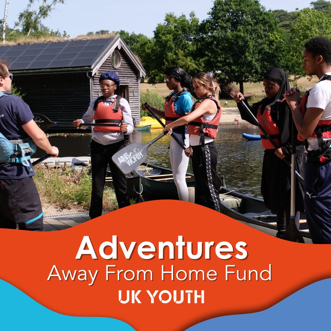 📣 We’re delighted to announce our new Adventures Away From Home Fund, in partnership with <a href="/DCMS/">Department for Culture, Media and Sport</a>, a £470k bursary fund for outdoor learning providers to work with disadvantaged young people in England. Find out more ▶️ ukyouth.org/adventuresfund/