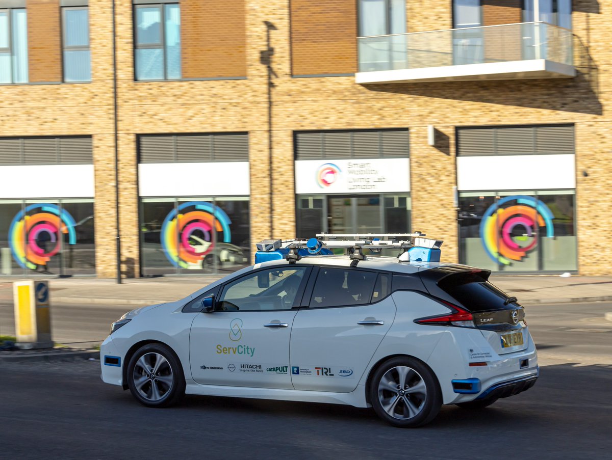 🚘 What if your car could see around corners?

The #ServCity connected and autonomous vehicle (CAV) has successfully completed increasingly challenging validation trials on the roads of London, connected to the Smart Mobility Living Lab (SMLL) in Greenwich.