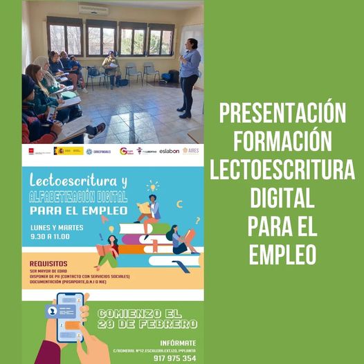Ya empezamos a tener movimiento por nuestras instalaciones,estábamos deseando empezar las formaciones y recibiros a todxs.Hoy arrancamos con la presentación de la formación lectoescritura digital para el empleo. #empleo #futuro @ministerioigual <a href="/FamiliaCMadrid/">Familia, Juventud y Asuntos Sociales</a> #corresponsables