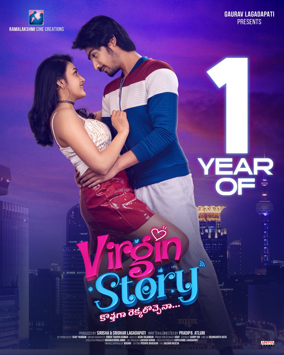 #OnThisDay One year ago, #VirginStory stole our hearts❤️ and left us in awe!

Congratulations 🎉 to the talented team behind this incredible film!

@ActorVikramS @SowmikaP @PradipAtluri @SridharL @RCCOfficial @achurajamani @adityamusic @GskMedia_PR