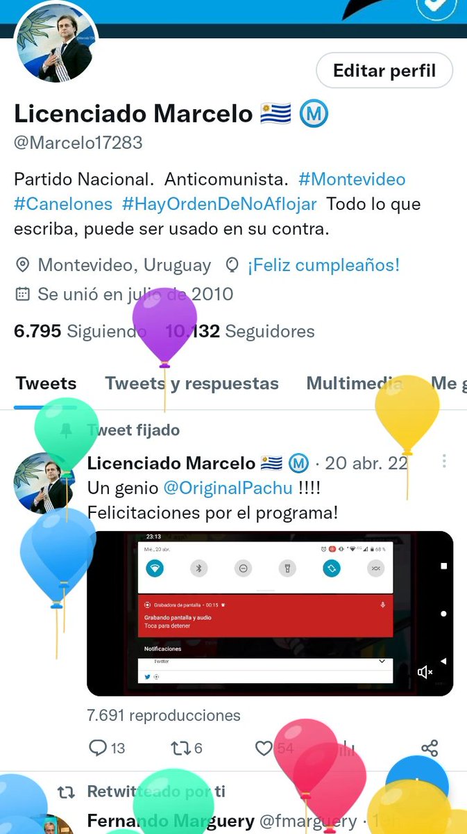 Marcelo17283's tweet photo. Muy buenos días para todos!!!!
Llegó el Viernes, y algo más...
#Mis40 https://t.co/hq2eiJcGC5