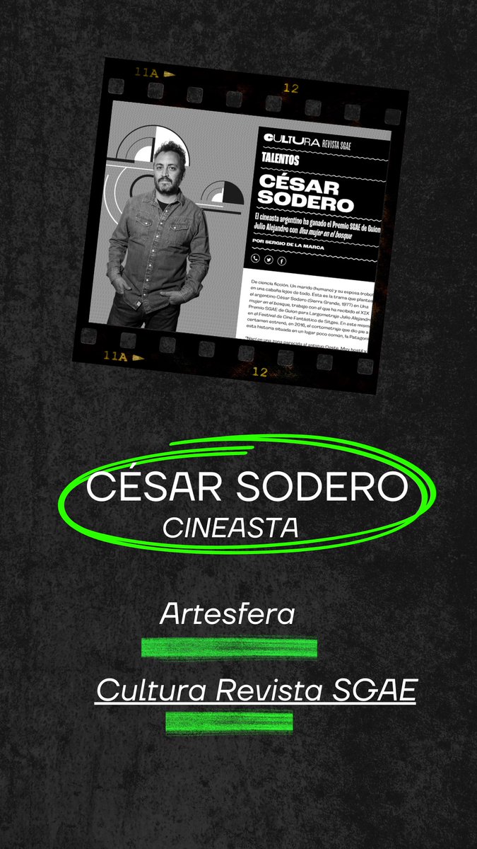 SgaeAudiovisual's tweet photo. Una delicia escuchar a @cesarsodero en la sección de #CulturaRevistaSGAE de @ArtesferaRNE.El cineasta, ganador del  Premio SGAE de Guion para Largometraje #JulioAlejandro participó en el último nº de la publicación

📻https://t.co/YWCpn0Z8eX

📑https://t.co/mQNHWHu2E3 https://t.co/HXNdHyWllh