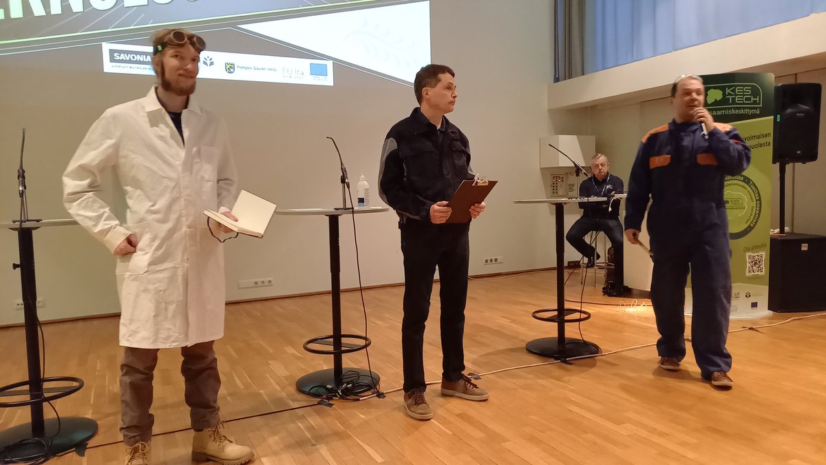 Maailman ensimmäiset teknologiatalkoot Iisalmessa starttaa! #kestech <a href="/UniEastFinland/">University of Eastern Finland</a> <a href="/SavoniaAMK/">SavoniaAMK</a> <a href="/ysaotweet/">YSAO ammattiopisto</a>