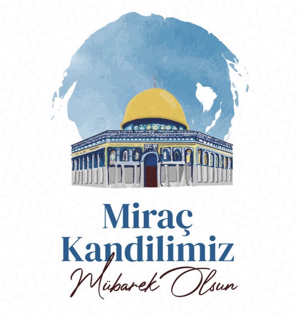 Deprem felaketiyle nedeniyle zor zamanlar geçirdiğimiz bu günlerde #MiraçKandili'mizin insanlığın kurtuluşuna vesile olmasını, yaşanan acıları bir nebze olsun azaltmasını Rabbimizden niyaz ediyoruz.

Kandilimiz mübarek olsun.