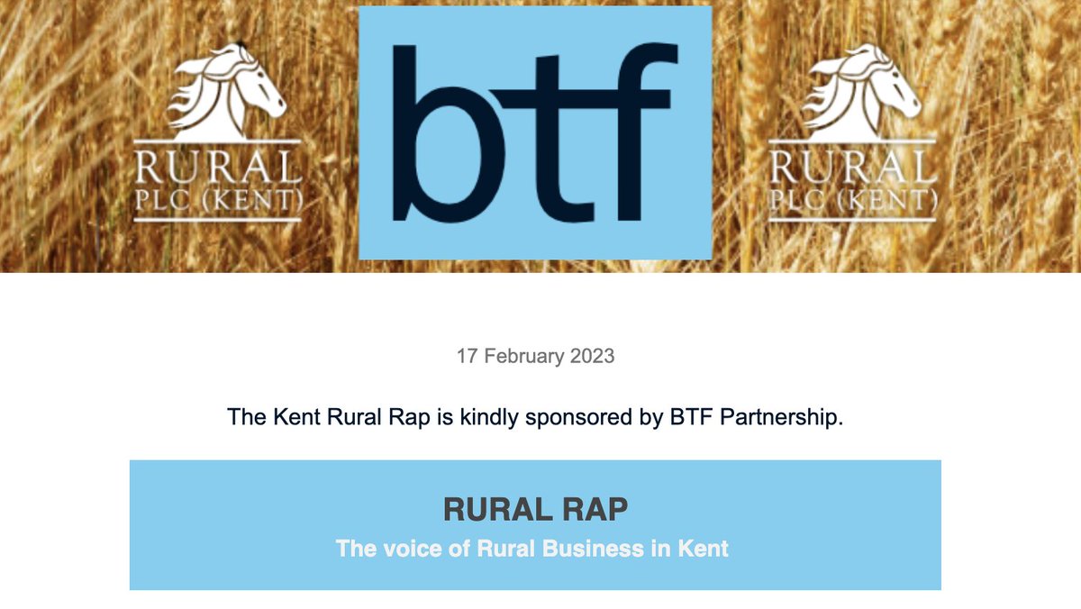 Read this week's Rural Rap and sign up to receive a copy directly mailchi.mp/c3b37beb51d8/k…
#rural #business #news