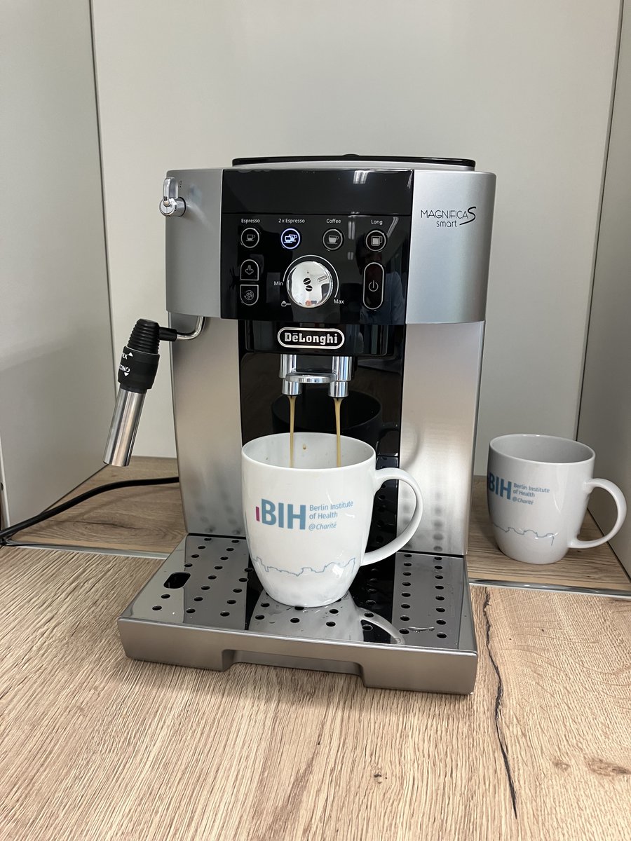 VallierLab's tweet photo. Major milestone for @VallierLab. We have a coffee machine ! 
This is a major achievement as this was supposed to be impossible. Those who knows the system will understand... https://t.co/NeQDZUtiPV