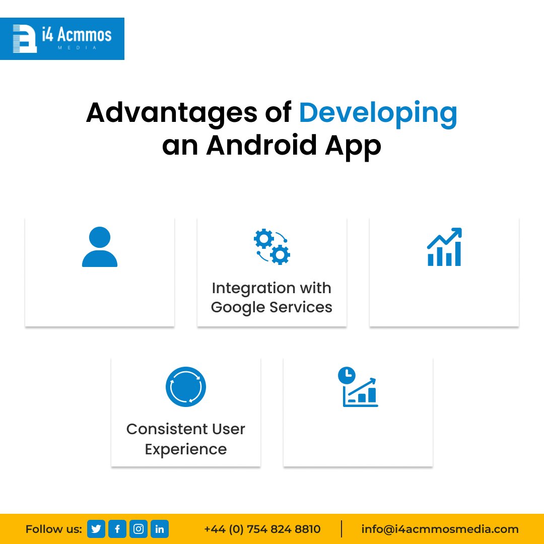 i4AcmmosMedia's tweet image. Looking to take your #business to the #nextlevel? Contact us today to learn more about the #advantages of #developinganandroidapp for your business, and start maximizing your #potential today!
i4acmmosmedia.com | +44 (0) 754 824 8810 | info@i4acmmosmedia.com
#i4AcmmosMedia