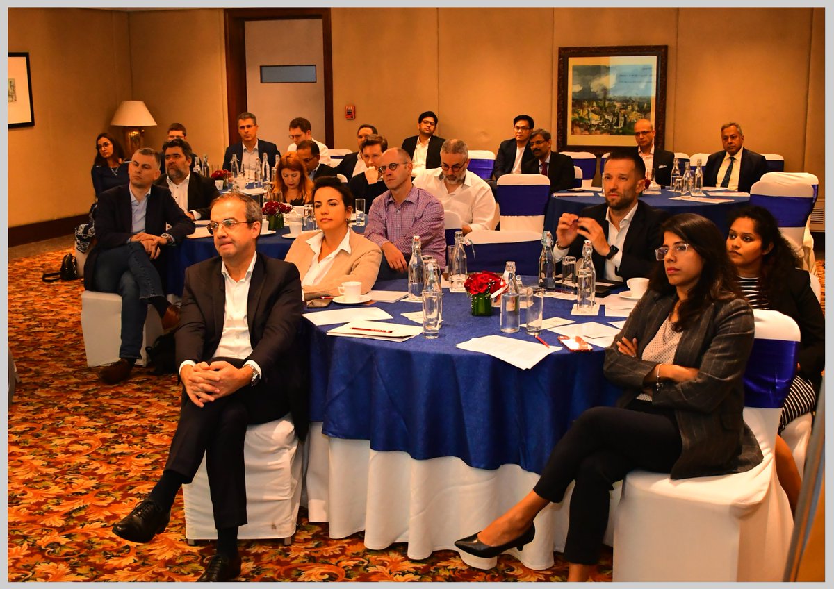 IFCCI1's tweet photo. @IFCCI1 was delighted to partner with @MazarsGroup University to organize a business session for executive MBA students of #TheNextMBA. The professionals comprised senior leadership across the globe from @LOrealGroupe, @vivendi Havas, @ManpowerGroup, &amp; @saintgobain.

@BF_India https://t.co/99flddH4xR