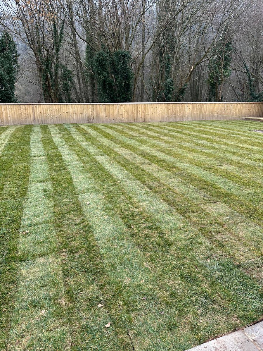 The turfing has finally begun at our development in Lingen, North Herefordshire. This is one of the most satisfying tasks to carry out on any development as it is these finishing touches that really start to make a house feel like a home. Look how big these gardens are! Wow 🤩