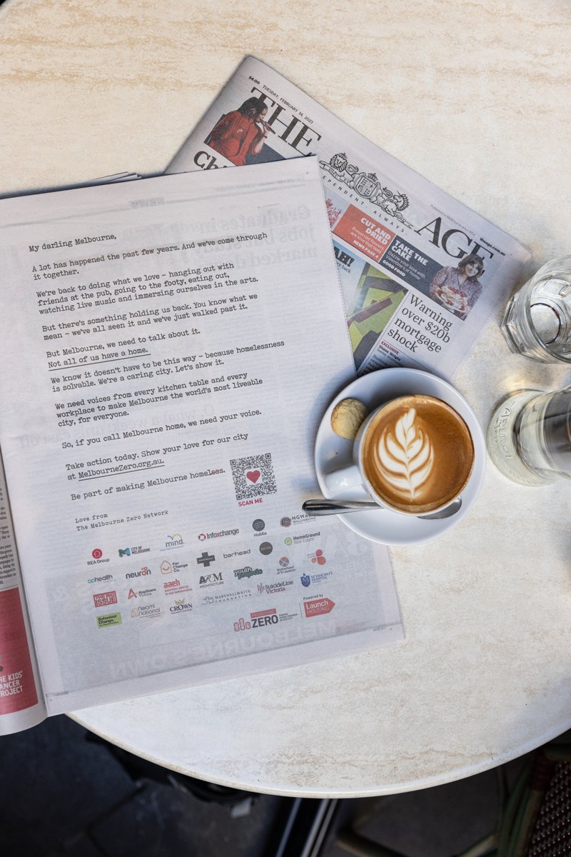 The launch of Melbourne Zero is an opportunity for us to come together and make a difference in the lives of those experiencing homelessness. Join us in creating a more compassionate city🔗: bit.ly/JoinMZToday #EndHomelessness #MelbourneZero