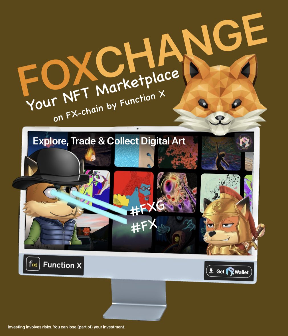 guy_schellekens's tweet photo. Hello - The Fox is the Future 🦊
👉 https://t.co/26Xso1c2S2 👈
#FoxChange #NFTmarketplace #blokchain #technology #FunctionX
Buy #FX and #FXG on https://t.co/lk7vepcztx
Greetings Belgiumguy🇧🇪
(NoFinAdv - DYOR)
@OfficialFoxCoin @FUNCTIONX_IO https://t.co/IXCm9uii0v
