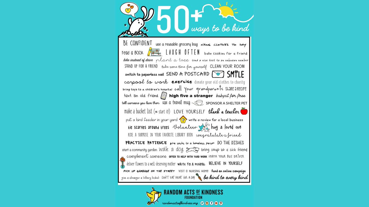 Random Acts of Kindness Day 🤗

We'll be getting involved today, will you?

#NurturLife #RandomActsOfKindnessDay #StudentLiving