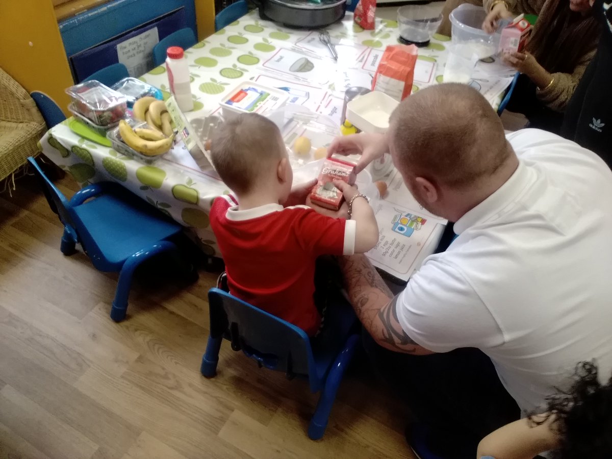 This half term has been finished off with our final Big Cook, Little Cook session. Who doesn't enjoy pancake making?
 We can't wait for the next ones! stalbans-cc.co.uk
#parentpartnerships #cooking #eyfs