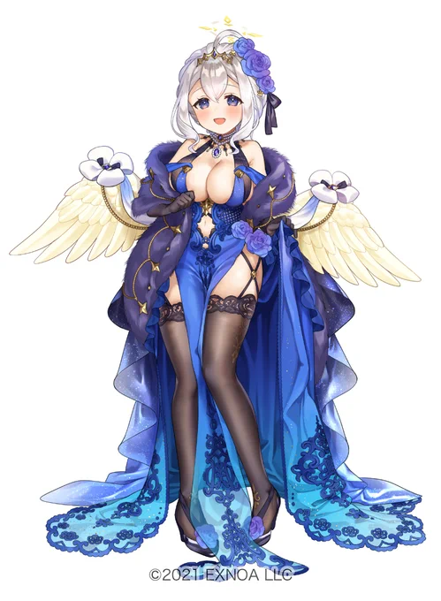 「エンジェリックリンク」にて、ミカエル(1.5th)を描かせていただきました!よろしくお願いいたしますエンクリ 